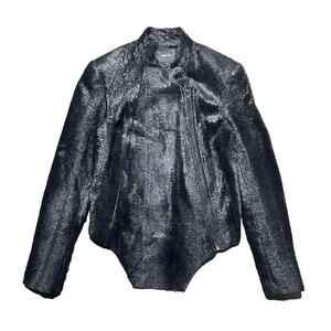 Kimberly Ortiz Runway Feathered texture jacket